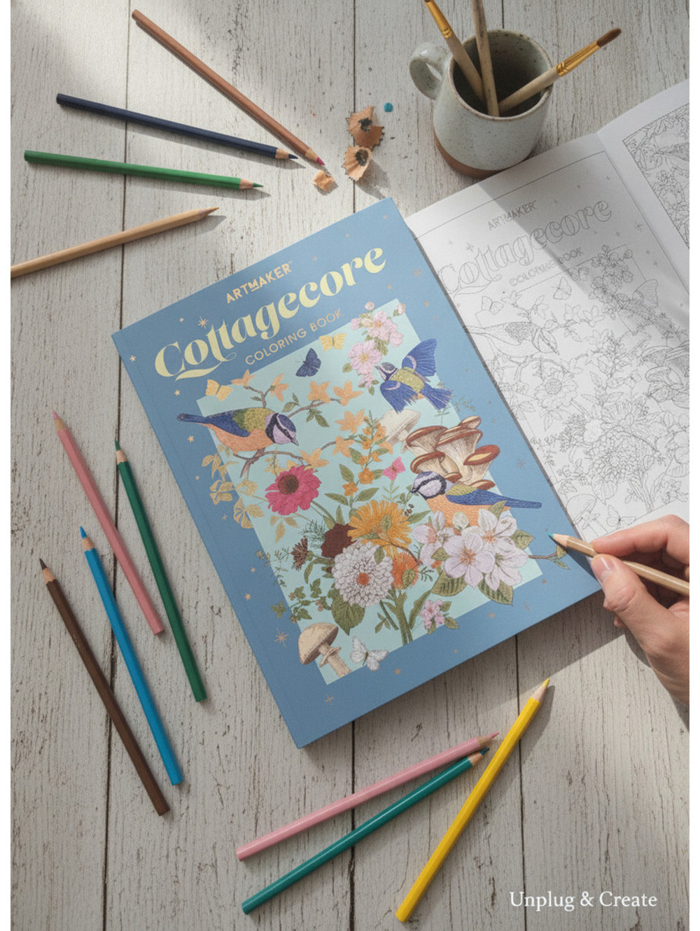 Cottagecore Coloring Book